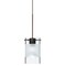 Besa Lighting Scope Cord Pendant, Clear/Frost, Bronze Finish, 1x50W Halogen 1XT-6524EC-BR - alternate 1